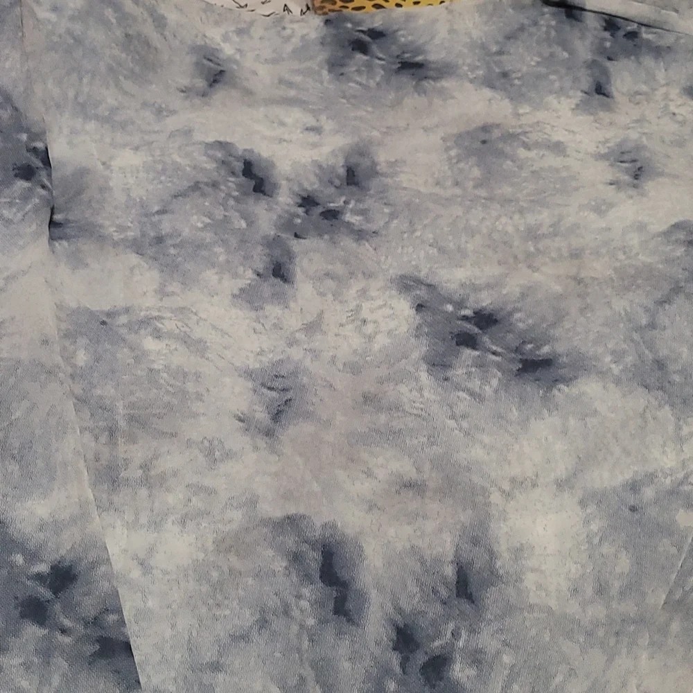 Area Stars Open Front Sheer Kimono Blue OS New